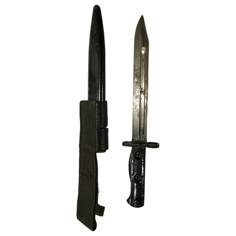 Australian SLR Bayonet with scabbard – Original. - GM Militaria